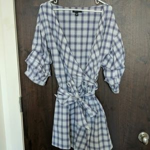 New look plaid multi color dress